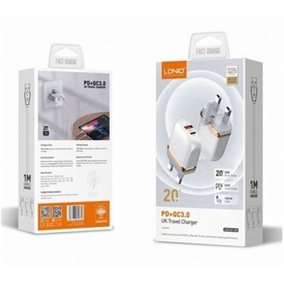 LDNIO A2316C 20W PD Fast Android Charger - Image 3