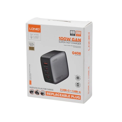 LDNIO Q408 100W GaN Fast Charger - Image 4