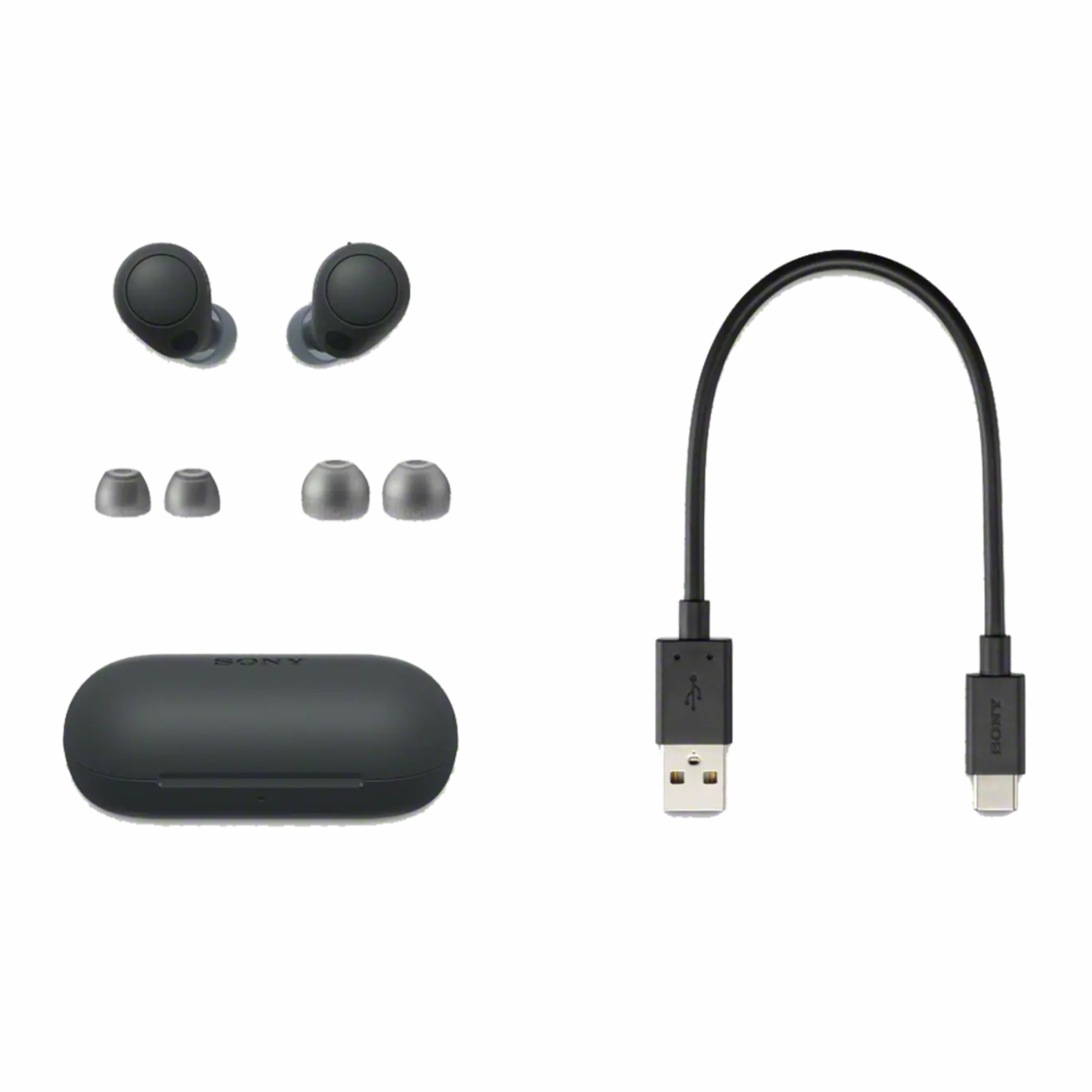 Sony WF-C700N Wireless Earbuds Black - Image 3