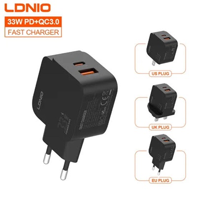 LDNIO Q2 33W Usb-A to Usb-C Fast Charger