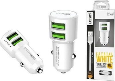 LDNIO C309 2 In 1 Car Charger 3.6A - Image 2