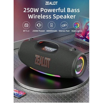 Zealot S89 250W Bluetooth Speaker with 48000mAh Battery - Image 3