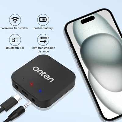 Onten OTN-BT102 2 in 1 Wireless Bluetooth Audio Adapter - Image 2