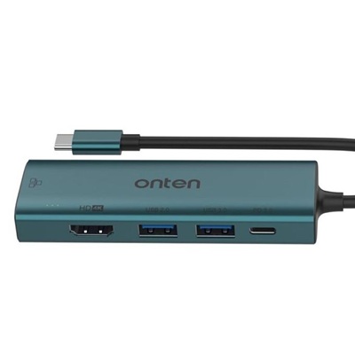 Onten UC125 5-in-2 USB-C to HDMI Docking Station
