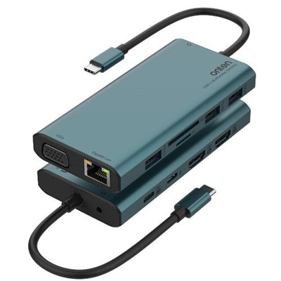 Onten OTN-UC601 12-in-1 USB-C Multi-Function Docking Station