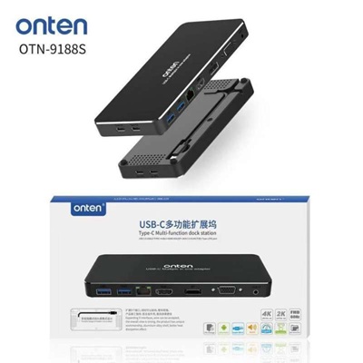 Onten OTN-91885 Type-C Multi-Function Dock Station - Image 2