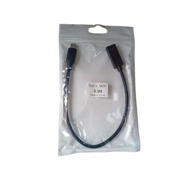 USB Type C to USB Type C Extender (Male to Female) 0.3m (1ft)
