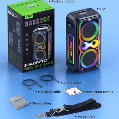 Zealot PT21 200W Bluetooth Speaker - Image 2