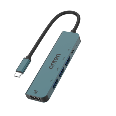 Onten OTN-UC907 USB-C 5-in-1 Docking Station