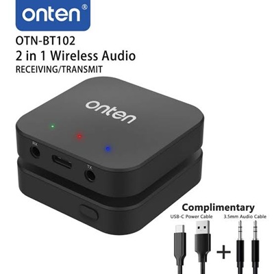 Onten OTN-BT102 2 in 1 Wireless Bluetooth Audio Adapter