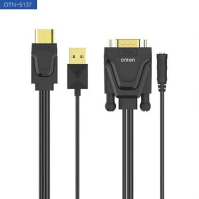 Onten OTN-5137 HDMI to VGA Adapter Cable