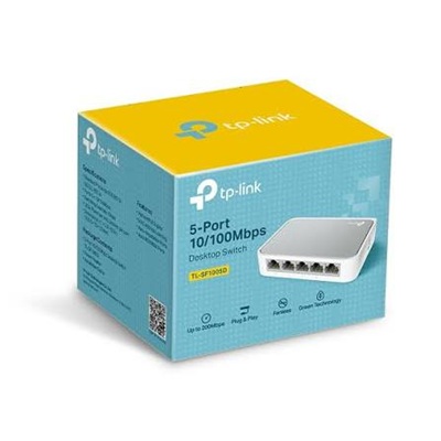 TP-Link TL-SF1005D 5-Port 10/100Mbps Desktop Switch - Image 2