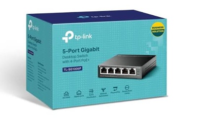TP-Link TL-SG1005P 5-Port Gigabit Desktop PoE+ Switch - Image 2