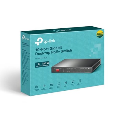 TP-Link Omada TL-SG1210MP 10-Port Gigabit Desktop Switch - Image 2