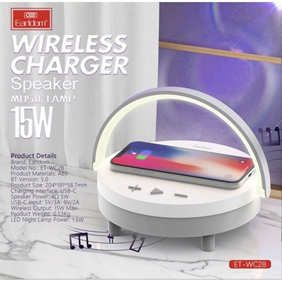 Earldom ET-WC28 Wireless Charger Music Lamp - Image 3