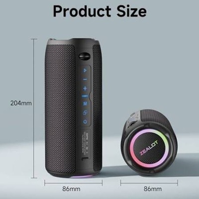 Zealot S49 Pro Portable Wireless Speaker - Image 3