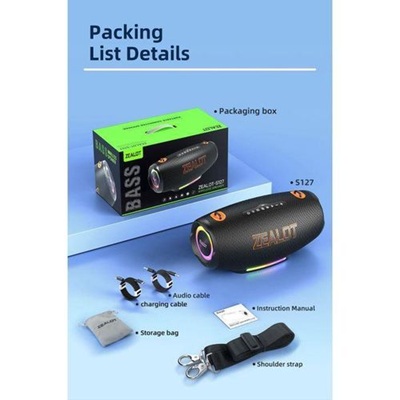 Zealot S127 Portable Bluetooth Speaker - Image 3