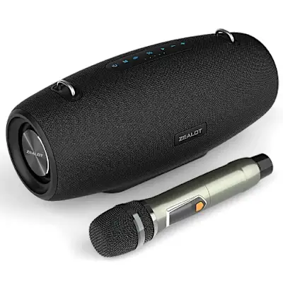 Zealot S67-Plus Portable 75W Bluetooth Speaker with Microphone