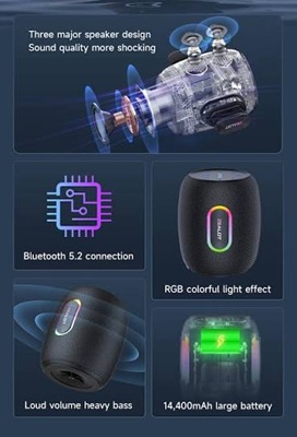 Zealot S64 Bluetooth Portable Speaker - Image 3