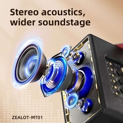 Zealot MT01 Bluetooth Speaker - Image 4