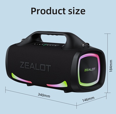 Zealot S79 Bluetooth Portable Speaker- Camouflage - Image 4