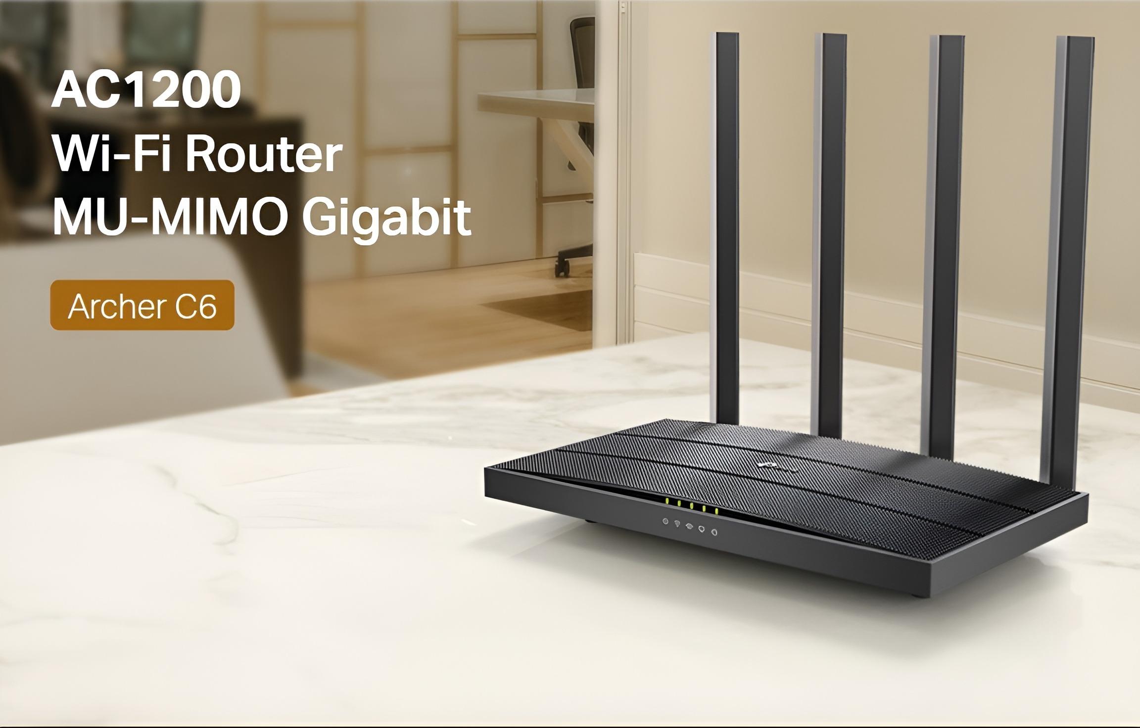 TP-Link Archer C6 AC1200 Mesh Wi-Fi Router - Image 3