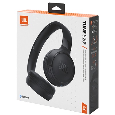 JBL Tune 520 Bluetooth Headset - Black - Image 4