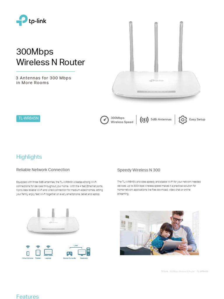 TP-Link TL-WR845N 300Mbps Wireless N Router - Image 5