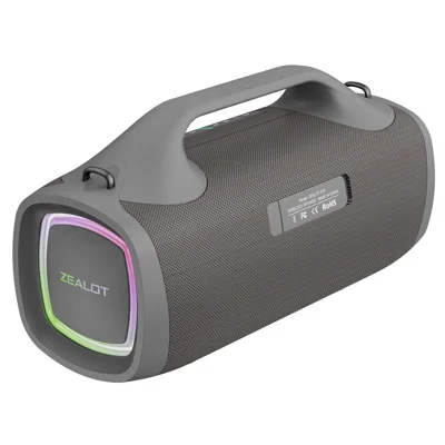 Zealot S79 Bluetooth Portable Speaker- Grey - Image 2
