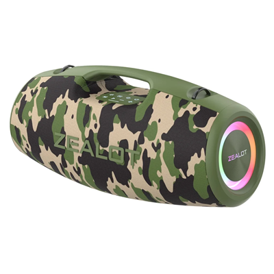 Zealot S78 Bluetooth Portable 100watts Speaker - Camouflage