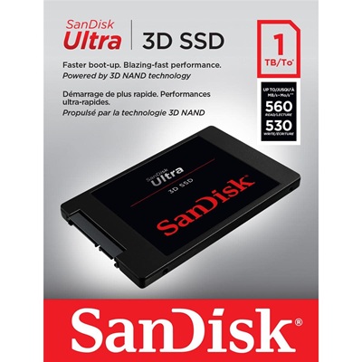 SanDisk Ultra 3D NAND 1TB SATA Internal SSD 560mb/s