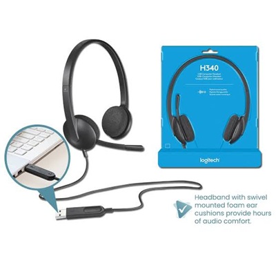 Logitech H340 USB Headset - Image 2