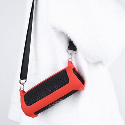 JBL Silicone Case for Flip 5/6 Speaker - Red - Image 4