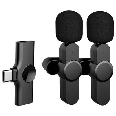 Type-C Double Wireless Lapel Microphone