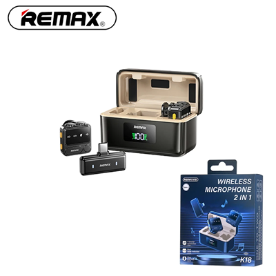 Remax K18 2-IN-1 USB-C Wireless Microphone