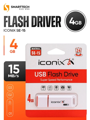 Iconix Se-15 USB 3.0 Flash Drive 4GB
