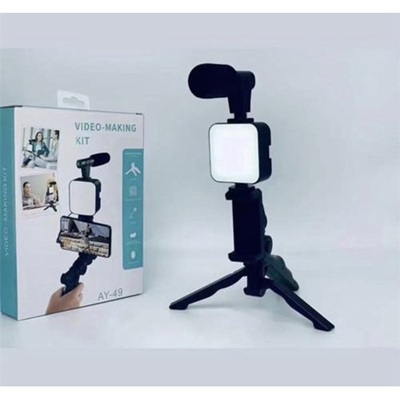AY-49 Video Making Kit Vlogging Tripod