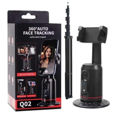 Q02 360° Auto Face Tracking Phone Holder/Selfie Stick