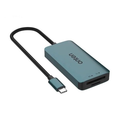 Onten OTN-C13 3-in-1 USB-C XQD/SD/TF Card Reader