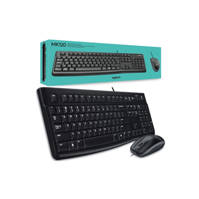 Logitech MK120 Wired Keyboard & Mouse - Image 2