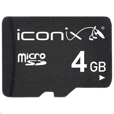 Iconix MicroSD Card 4GB 80mb/s