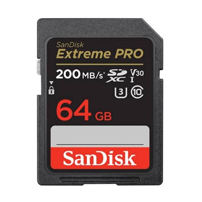 Sandisk SD Extreme Pro 64GB 200mbps
