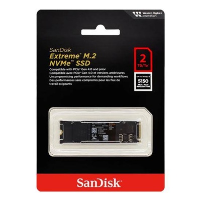 SanDisk Extreme M.2 NVMe Internal SSD 2TB 5150mb/s - Image 2