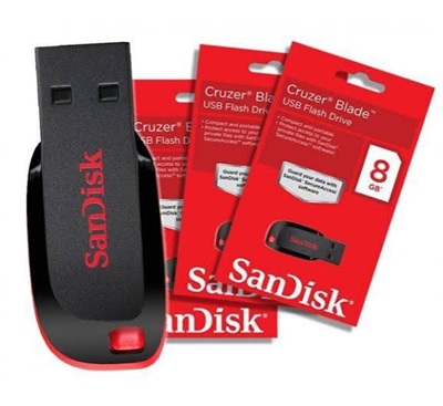 Sandisk Cruzer Blade USB 2.0 Flash Drive 8GB - Image 2
