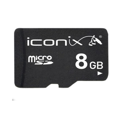 Iconix MicroSD Card 8GB 80mb/s