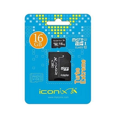 Iconix MicroSD Card 16GB 80mb/s - Image 2