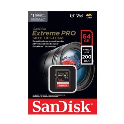 Sandisk Extreme Pro SDXC 64GB 200mbps - Image 2