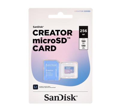 SanDisk Creator MicroSDXC 256GB 190MB/s - Image 2