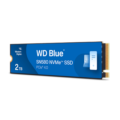 WD Blue SN580 PCle 4.0 NVMe SSD M.2 2280 2TB