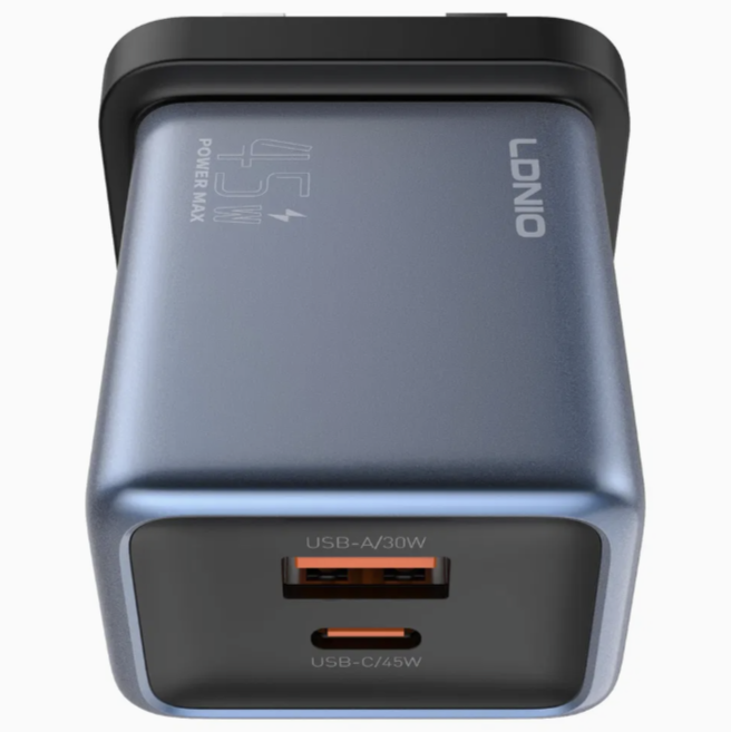 LDNIO Q12 45W USB-C/A Gallium Nitride Super Fast Charger - Image 5